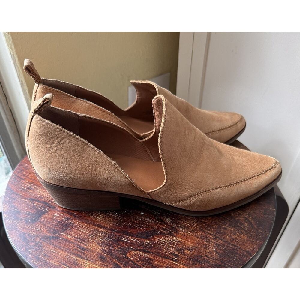 Lucky Brand Tan Leather Pointed-Toe Mules - Picture 3 of 8